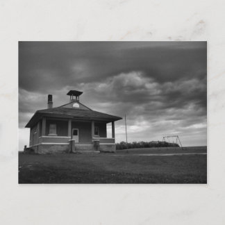 Old Bergen Schoolhouse Postkarte