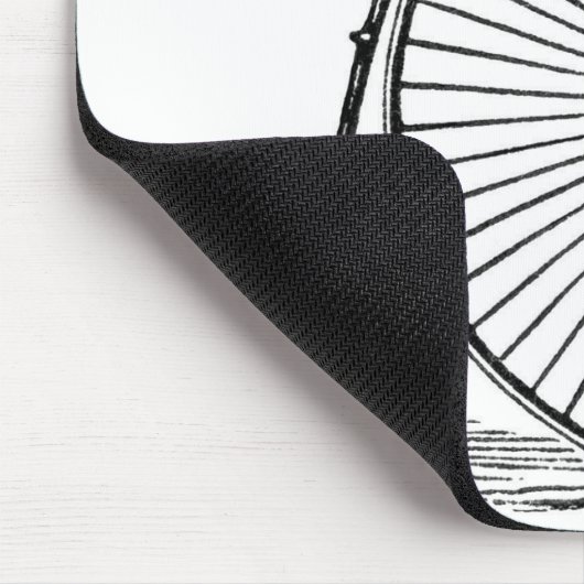 Old_Bicycle_Vintage-Art_Unisex Mousepad (Ecke)
