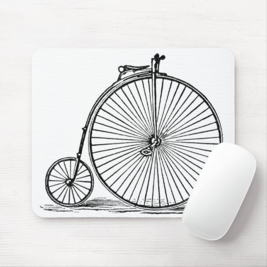 Old_Bicycle_Vintage-Art_Unisex Mousepad (Mit Mouse)