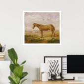 Old Billy, ein Pferdefüßler, 62 Jahre alt (Öl auf  Poster (Heimbüro)