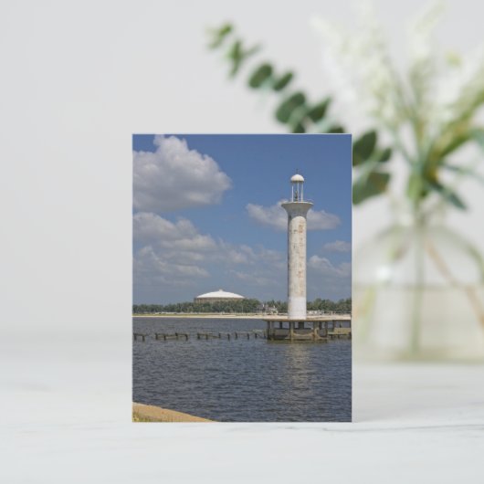 Old Biloxi Lighthouse Postkarte (Stehend Vorderseite)