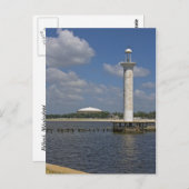 Old Biloxi Lighthouse Postkarte (Vorne/Hinten)