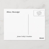 Old Biloxi Lighthouse Postkarte (Rückseite)