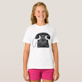 Old Black Phone Girls T - Shirt (Vorne ganz)
