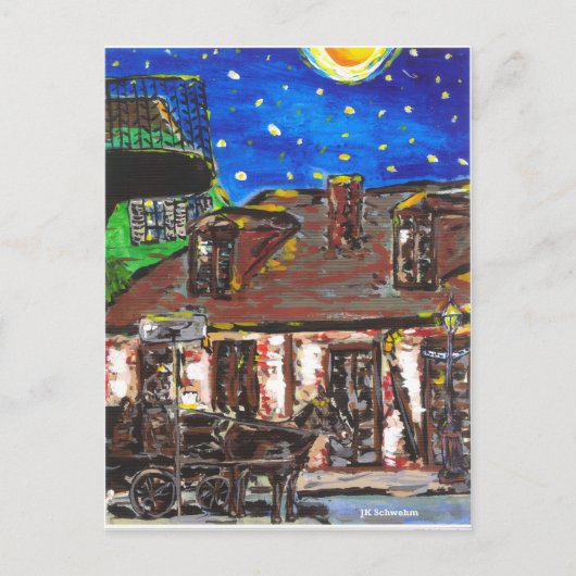 Old Black Smith Shop Französisches Viertel Postkarte (Vorderseite)