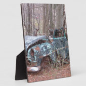 Old Blue (Junker-Auto) Fotoplatte (Seite)