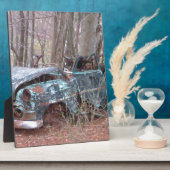 Old Blue (Junker-Auto) Fotoplatte (Seite)