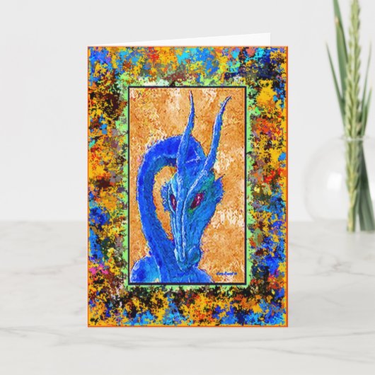Old Blue Note Card Karte (Vorderseite)