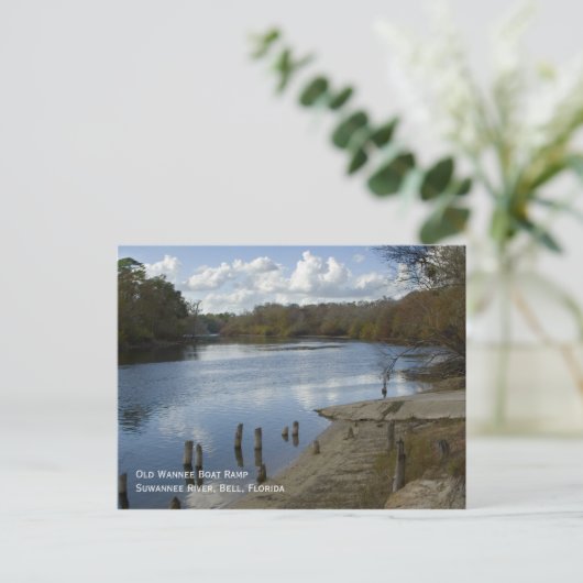 Old Boat Dock Postcard Postkarte (Stehend Vorderseite)
