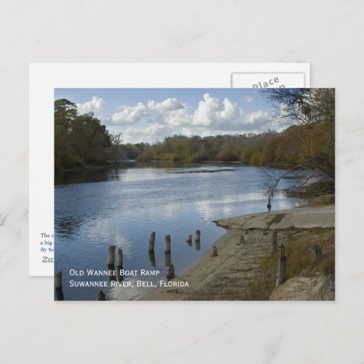 Old Boat Dock Postcard Postkarte (Vorne/Hinten)