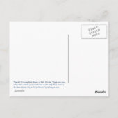 Old Boat Dock Postcard Postkarte (Rückseite)