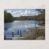 Old Boat Dock Postcard Postkarte (Vorderseite)