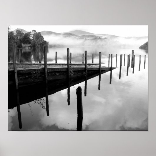 Old Boat Ramp - Derwentwater, The Lake District Poster (Vorne)
