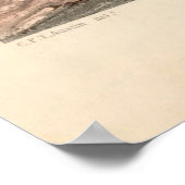 Old Bogota Colombia Map (1840) Poster (Ecke)