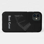 Old Book & Feather Pen Book Lover Phone Case (Rückseite (Horizontal))