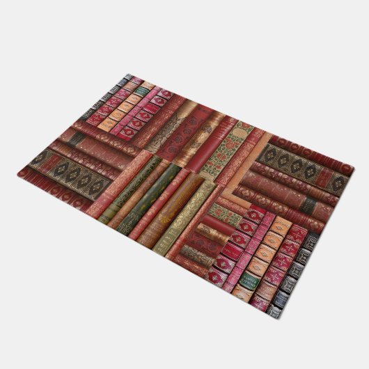 Old Book Libary Fußmatte (Schrägansicht)