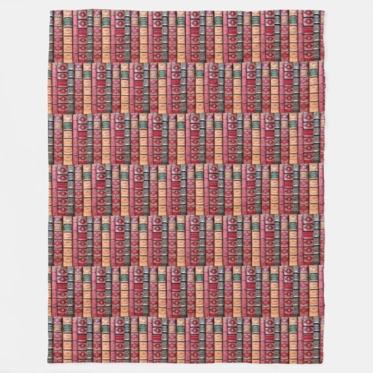 Old Book Library (English Essays) Fleecedecke (Vorderseite)