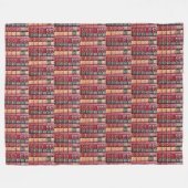 Old Book Library (English Essays) Fleecedecke (Vorderseite (Horizontal))