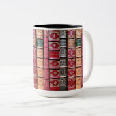 Old Book Library Quo Vadis Zweifarbige Tasse (VorderseiteRechts)