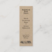 Old Books Editable Store Discount Card Mini Visitenkarte (Vorderseite)