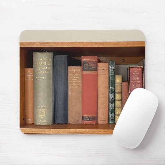 Old Books Mousepad (Mit Mouse)