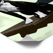 Old BostonTerrier Poster (Ecke)