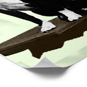 Old BostonTerrier Poster (Ecke)