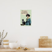 Old BostonTerrier Poster (Küche)