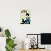Old BostonTerrier Poster (Heimbüro)