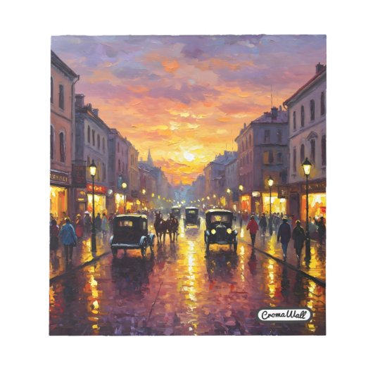 Old Boulevard Notizblock (Vorderseite)