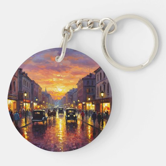Old Boulevard Schlüsselanhänger (Rückseite)