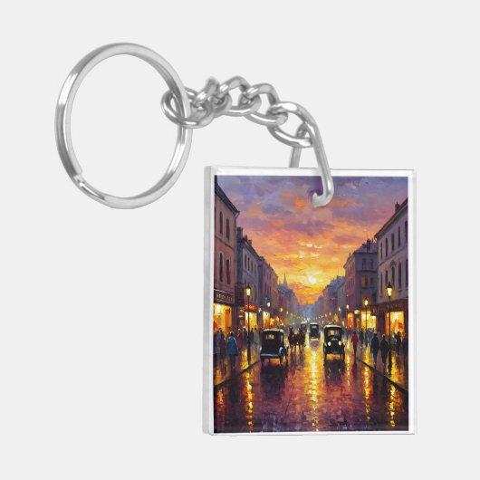 Old Boulevard Schlüsselanhänger (Vorderseite links)