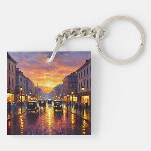 Old Boulevard Schlüsselanhänger (Rückseite)