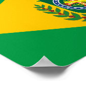 Old Brazilian flag Poster (Ecke)