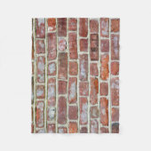 Old Brick Wall Fleecedecke (Vorderseite)