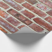 Old Brick Wall Geschenkpapier (Ecke)