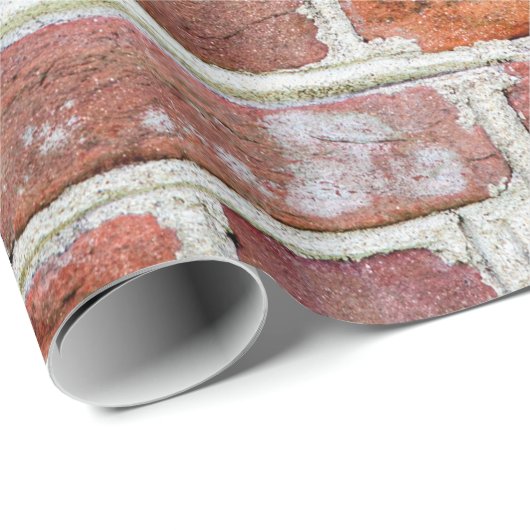 Old Brick Wall Geschenkpapier (Rolleneckpunkt)