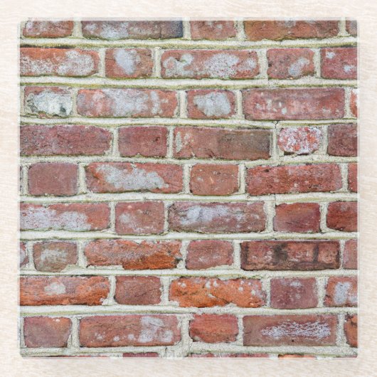 Old Brick Wall Glasuntersetzer (Vorderseite)