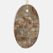 Old Brick Wall Keramik Ornament (Rechts)