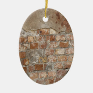 Old Brick Wall Keramik Ornament