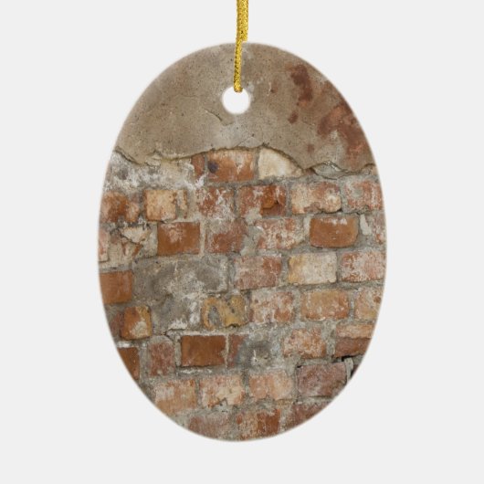 Old Brick Wall Keramik Ornament (Vorne)