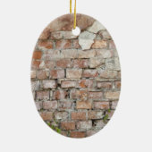 Old Brick Wall Keramik Ornament (Hinten)