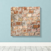 Old Brick Wall Leinwanddruck (Insitu (Holzboden))