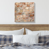 Old Brick Wall Leinwanddruck (Insitu (Schlafzimmer))