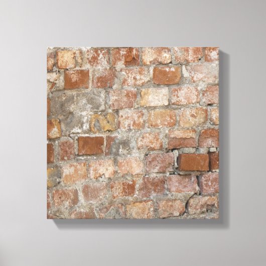 Old Brick Wall Leinwanddruck (Vorderseite)