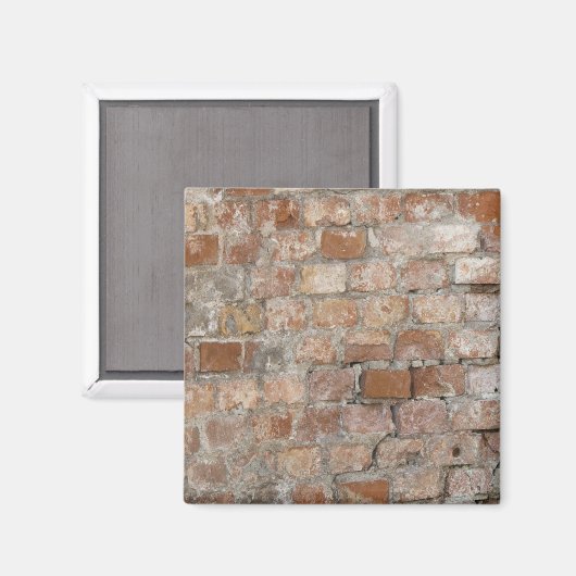 Old Brick Wall Magnet (Vorderseite/Rückseite)
