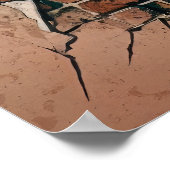 Old Brick Wall Poster (Ecke)