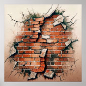 Old Brick Wall Poster (Vorne)