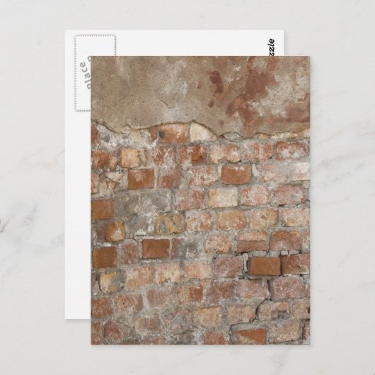 Old Brick Wall Postkarte (Vorne/Hinten)