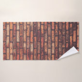 old brick wall texture backgroundbackground,hipste badehandtuch (Badehandtuch)